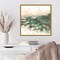 Green Pebble Valley II by June Erica Vess Framed Canvas Wall Art